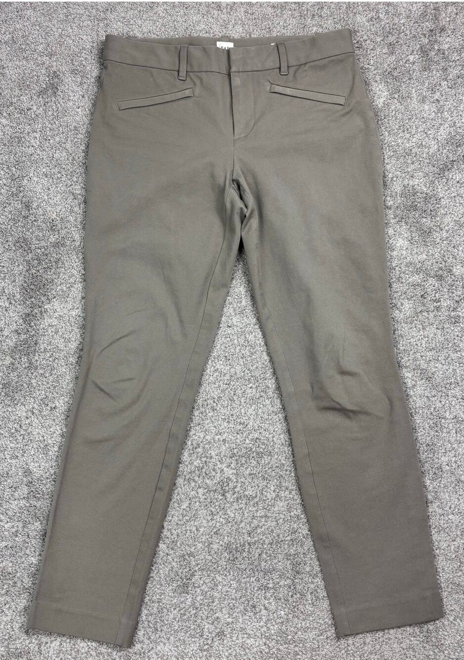 Gap Skinny Ankle bi-stretch Pants 6 Regular Taupe